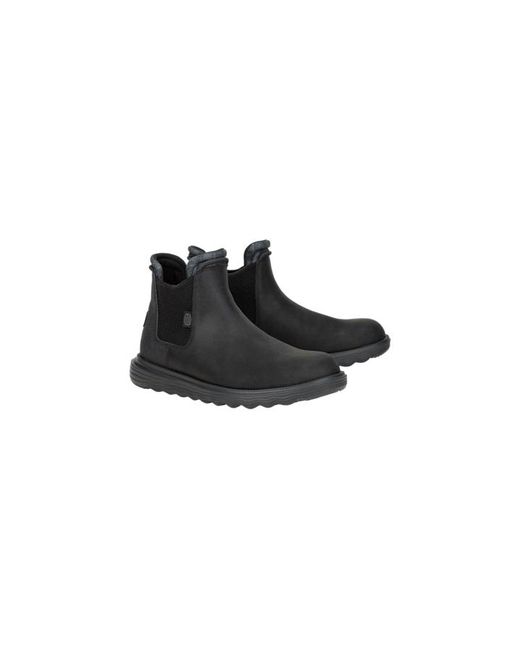 HeyDude Black Branson Classic for men