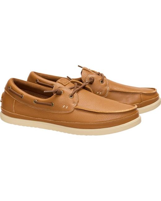 HeyDude Black Harbor Lo Craft Leather for men