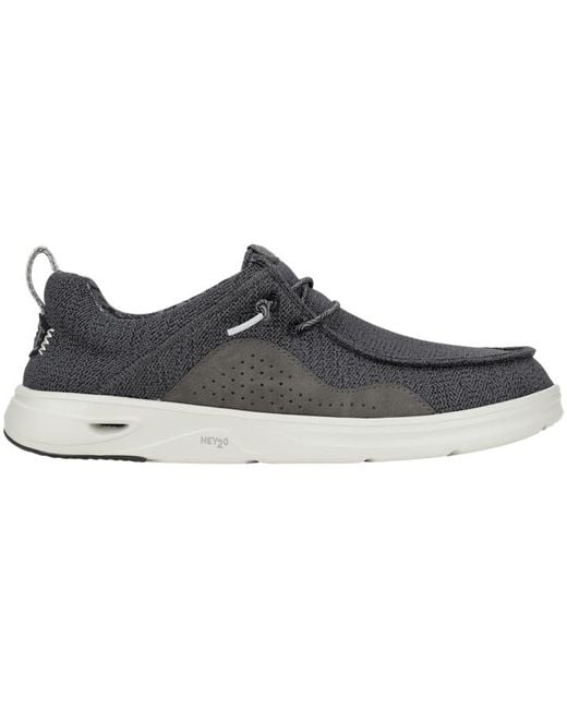 HeyDude Black Wally Hey2O Mesh for men