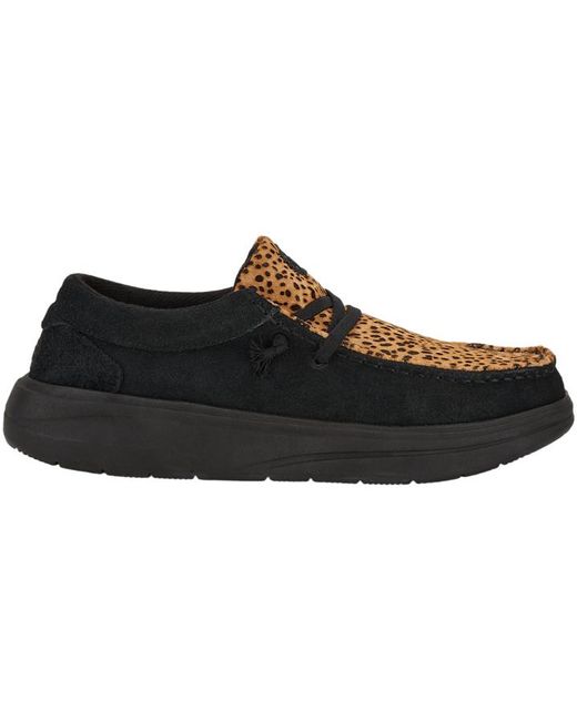 HeyDude Black Wendy Comf Luxe