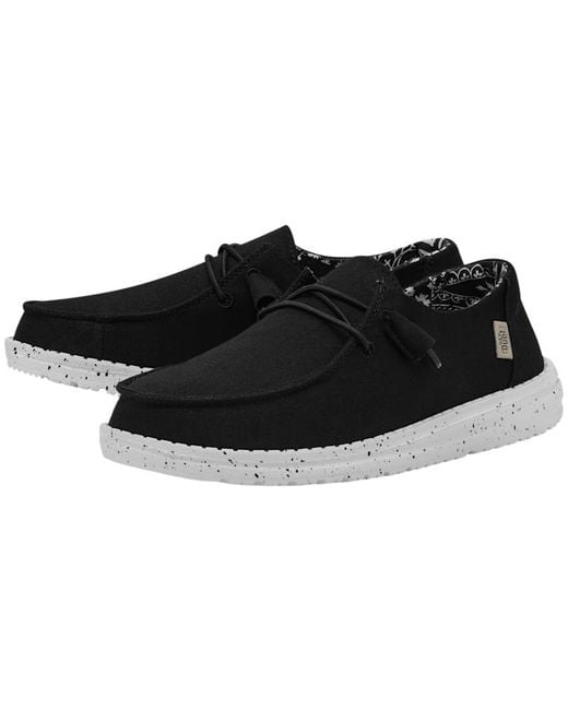 HeyDude Black Wendy Basic