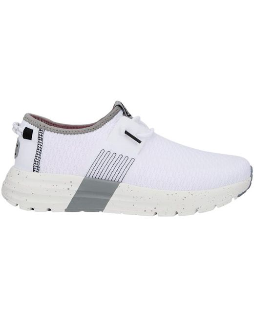 HeyDude Black Sirocco Sport Stripe