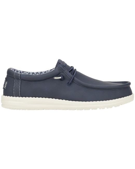 HeyDude Blue Wally Classic for men