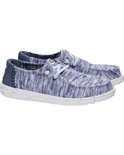 HeyDude Black Wendy Knit Shimmer