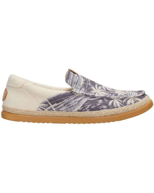 HeyDude Black Harbor Lo Loafer Espadrille for men