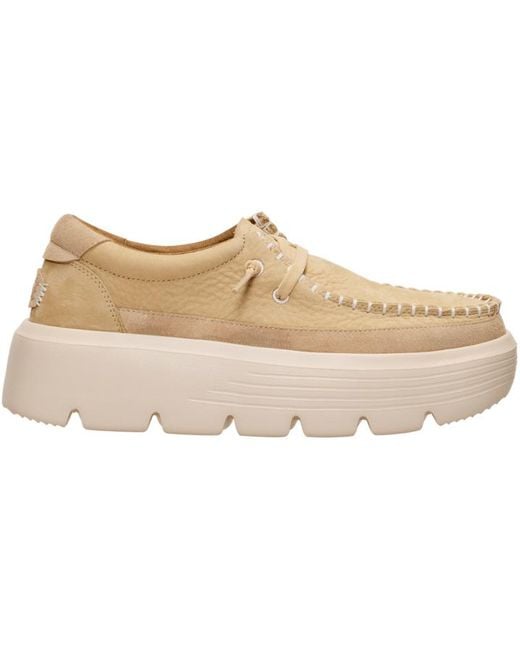 HeyDude Black Austin Edge Ox Nubuck