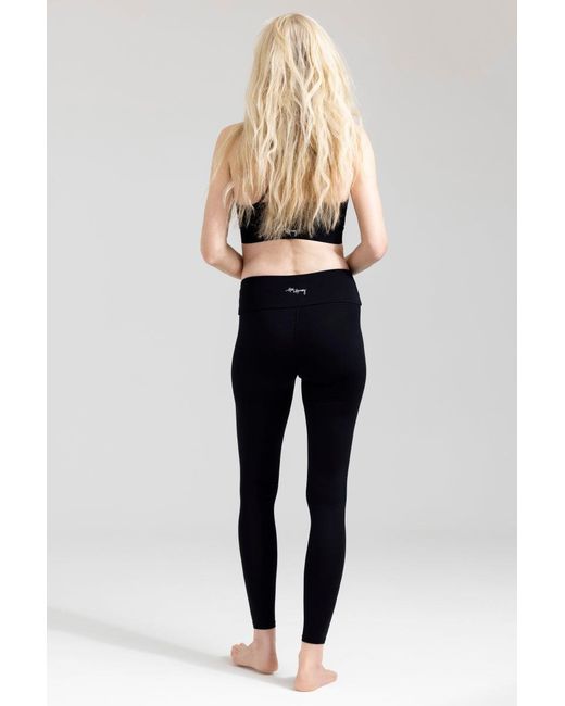 Hey Honey Yoga Synthetic Leggings Black 