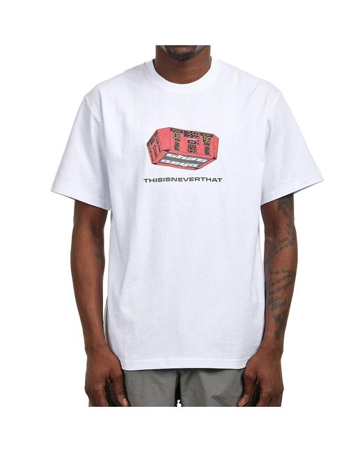 Thisisneverthat Scoreboard Tee in White für Herren