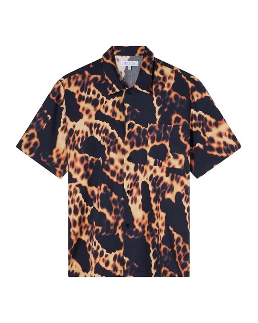 Edwin Yakedo Shirt SS in Blue für Herren