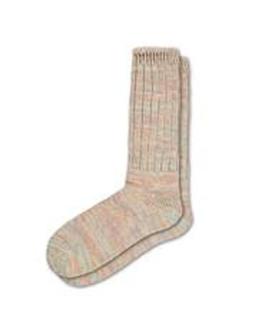 Anonymous Ism Natural 5 Color Mix Crew Socks