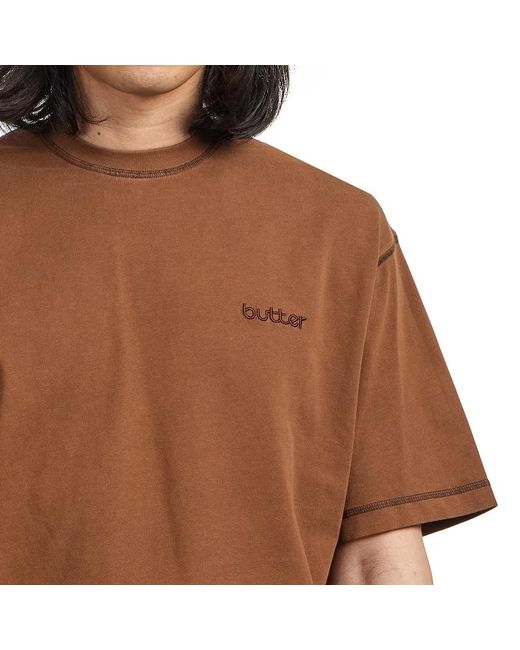 Butter Goods Alpine Tee in Brown für Herren