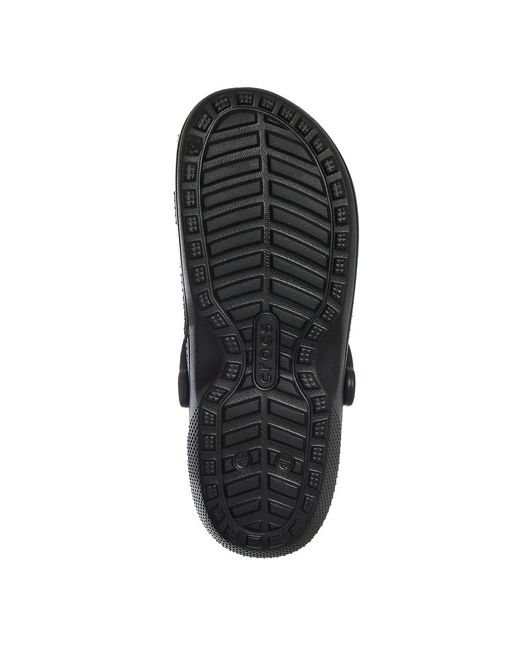 CROCSTM Classic Lined Buff Check Clog in Black für Herren