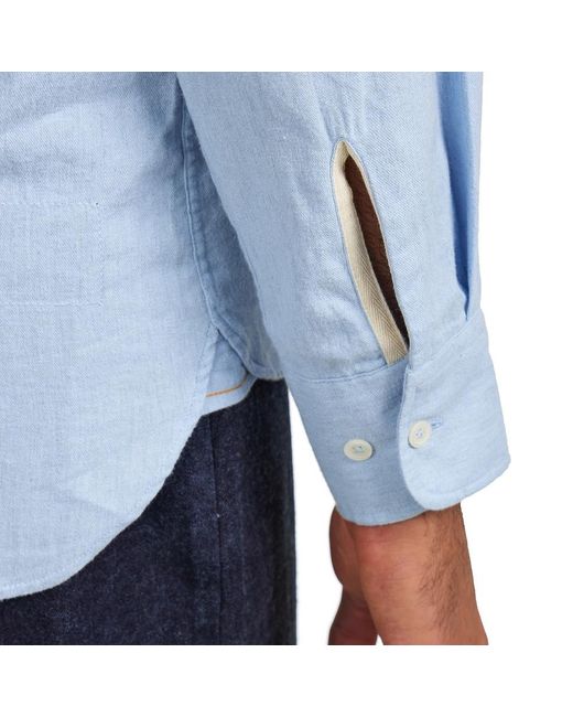 Universal Works Square Pocket Shirt in Blue für Herren