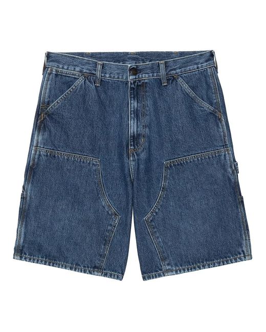 Carhartt Double Knee Short "Smith" Denim, 13.5 oz in Blue für Herren