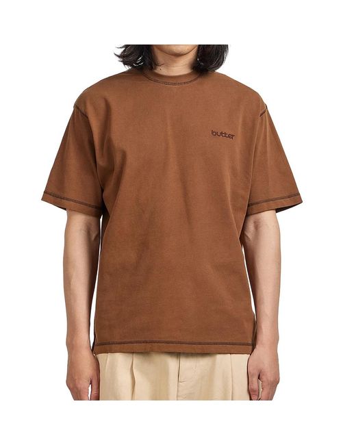 Butter Goods Alpine Tee in Brown für Herren