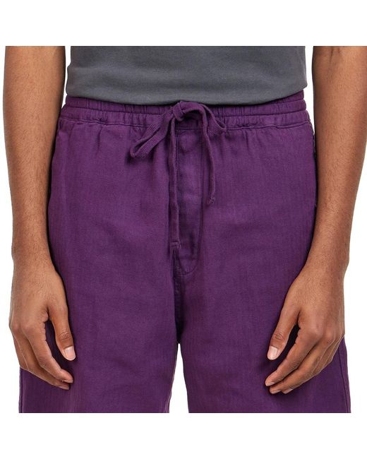 Carhartt Rainer Short "Shawnee" Herringbone, 8 oz in Purple für Herren