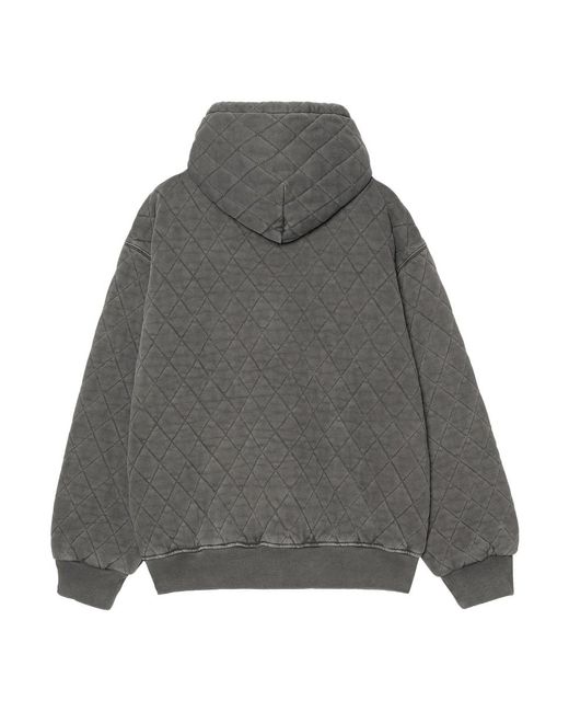 Carhartt Hooded Vista Quilted Sweat Jacket in Gray für Herren