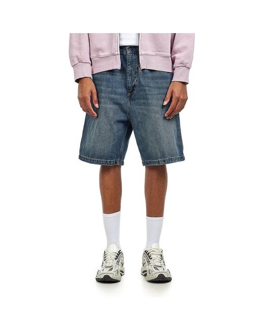 Carhartt OG Single Knee Short "Camano" Denim, 12 oz in Blue für Herren