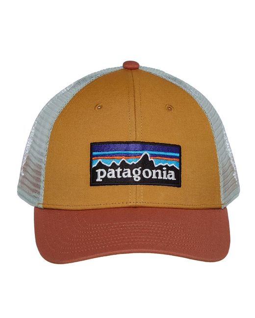 Patagonia Blue P-6 Logo LoPro Trucker Hat