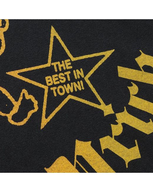 Aries Faded Tattoo Shop SS Tee in Black für Herren