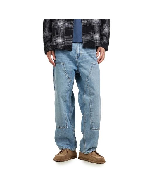 Carhartt OG Double Knee Pant "Camano" Denim, 12 oz in Blue für Herren