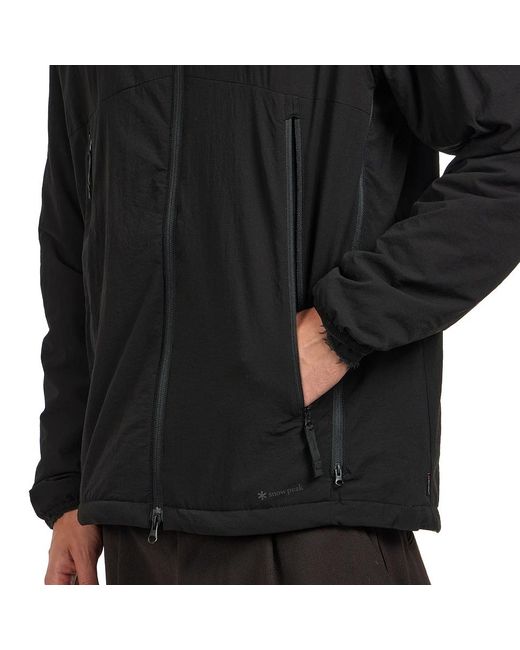 Snow Peak Breathable Insulated Jacket in Black für Herren