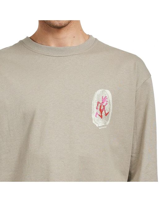 Gramicci Thumbprint L/S Tee in Green für Herren