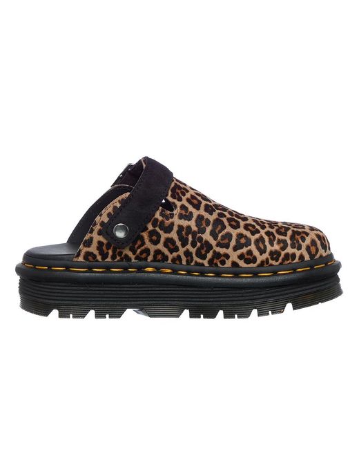 Dr. Martens Brown Zebzag Mule