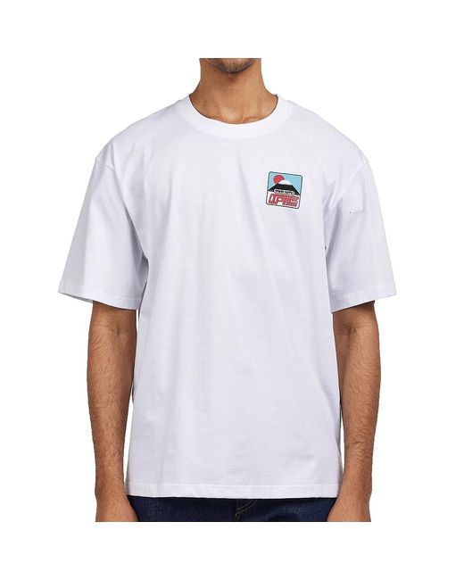 Edwin Sunset On Fuji San T-Shirt SS in White für Herren