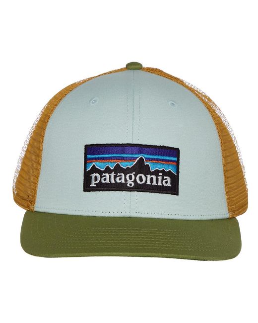 Patagonia Green P-6 Logo Trucker Hat