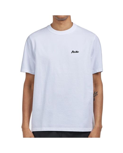 Arte' 4 Elements Print T-Shirt in Blue für Herren