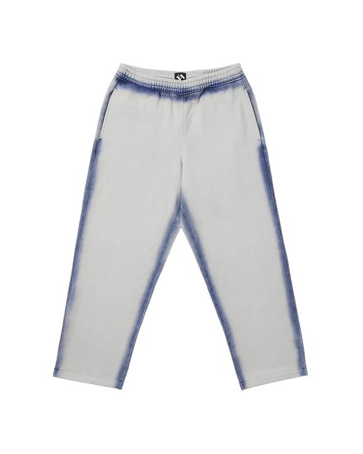 The Trilogy Tapes TTT Overdye Open Hem Jogger in Blue für Herren