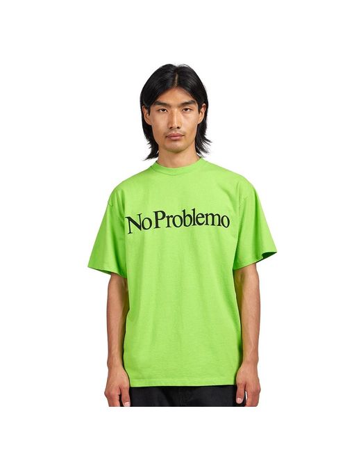 No Problemo Fluoro SS Tee in Green für Herren