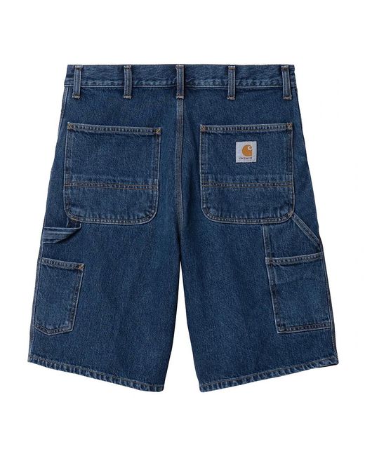 Carhartt Single Knee Short "Smith" Denim, 13.5 oz in Blue für Herren