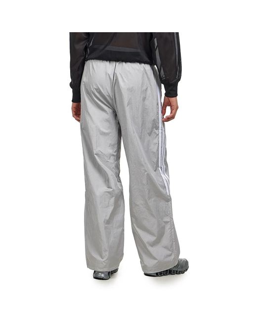 Adidas Gray Adicolor Teamgeist Oversized Tracksuit Bottoms