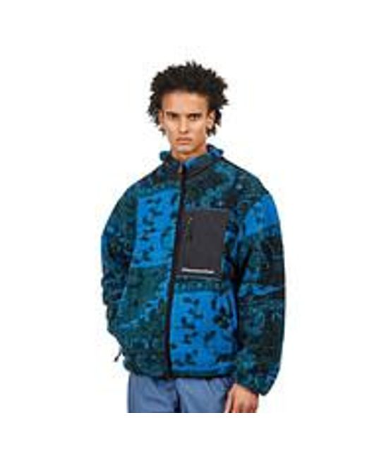 Thisisneverthat SP Sherpa Fleece Jacket in Blue für Herren