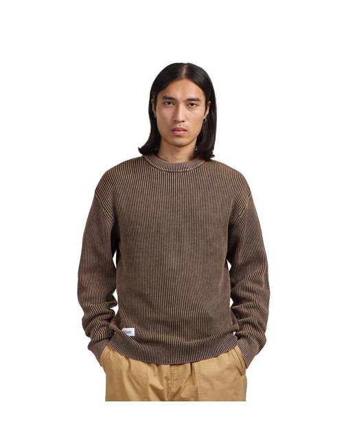 Butter Goods Herren Bleach Knit Sweater in braun