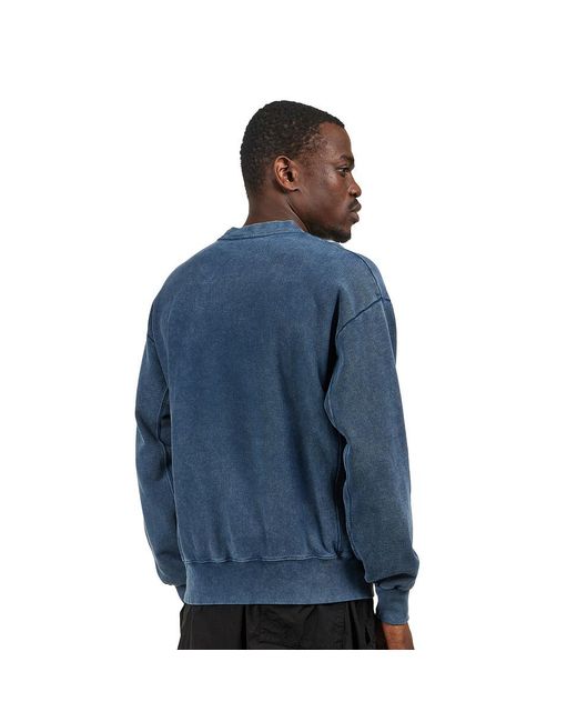 Aries Blue Aged Premium Temple Sweatshirt