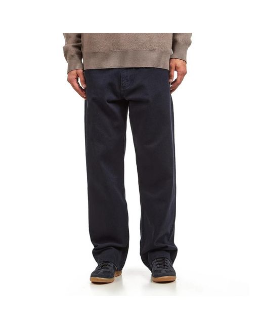 Norse Projects Mogens Relaxed 5 Pocket Heavy Twill in Blue für Herren
