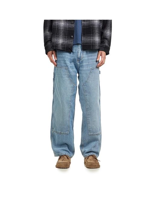 Carhartt OG Double Knee Pant "Camano" Denim, 12 oz in Blue für Herren