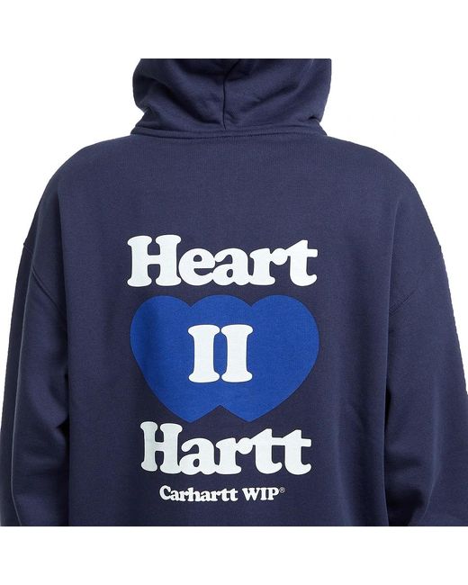 Carhartt Hooded Heart II Hartt Sweat Jacket in Blue für Herren