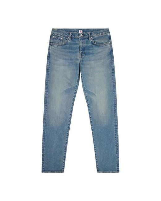 Edwin Regular Tapered Kaihara, Pure Indigo Stretch Denim, 13 oz in Blue für Herren