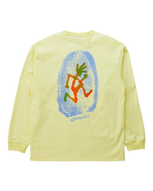 Gramicci Thumbprint L/S Tee in Green für Herren