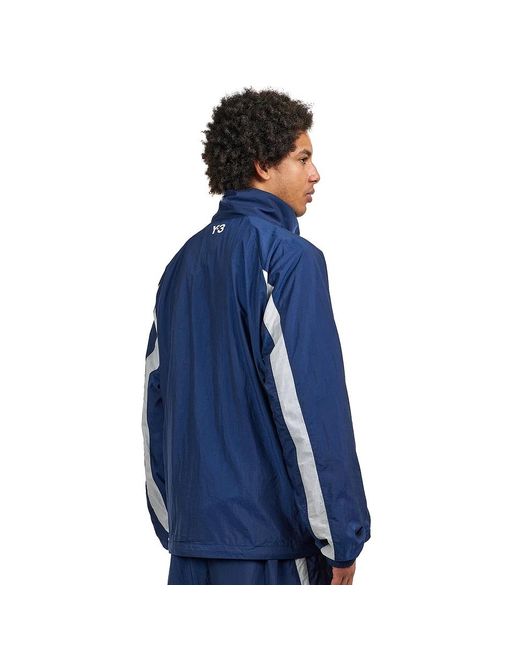 Y-3 3 Stripes Nylon Shell Jacket in Blue für Herren
