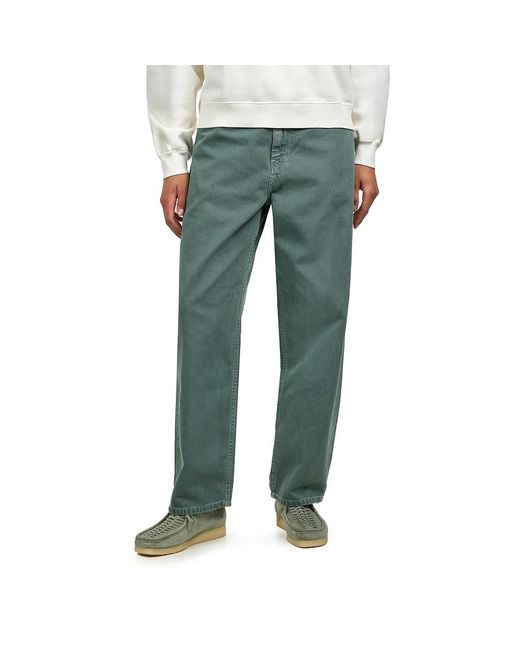 Carhartt Green W' Brandon Pant "Clark" Twill, 10.5 oz
