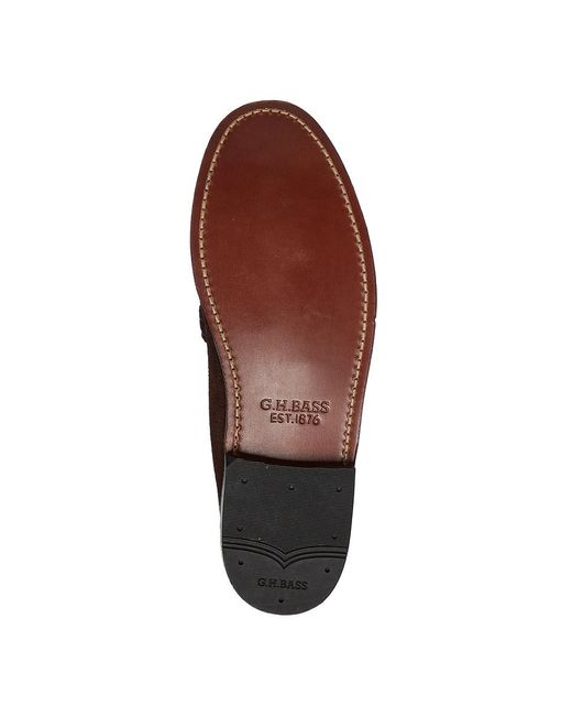 G.H.BASS Weejun Heritage Larson Weave in Brown für Herren