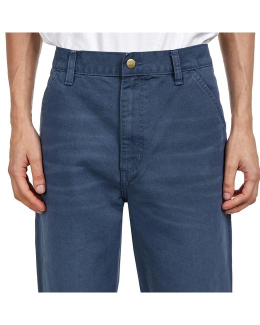 Carhartt Single Knee Pant "Dearborn" Canvas, 12 oz in Blue für Herren
