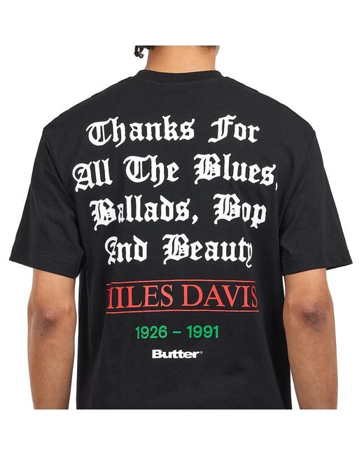 Butter Goods Thanks Crewneck in Black für Herren