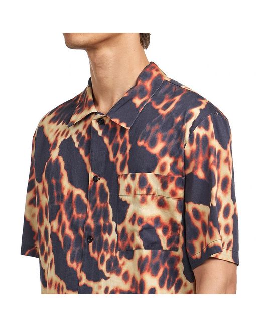 Edwin Yakedo Shirt SS in Blue für Herren