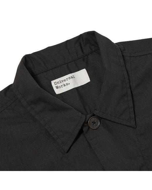 Universal Works Tech Overshirt in Black für Herren